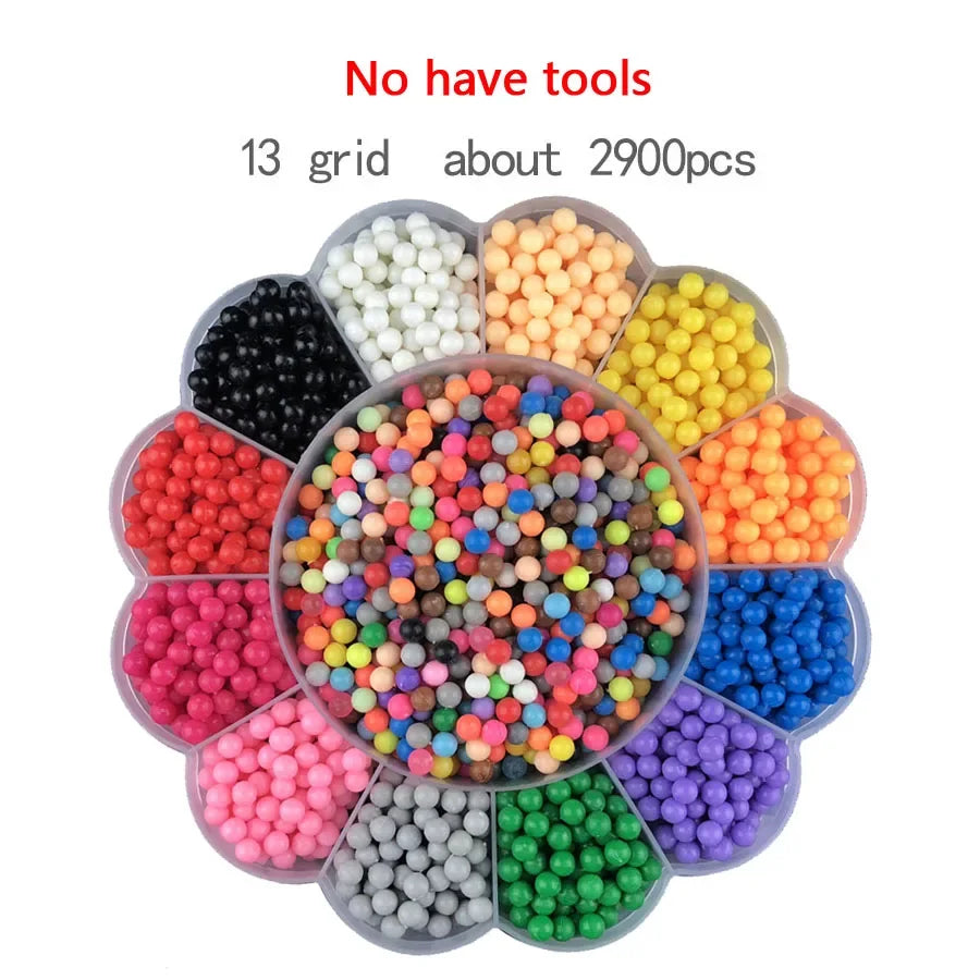 Water Spray Crystal Bead Puzzle – 3D Handmade Magic Toy for Kids