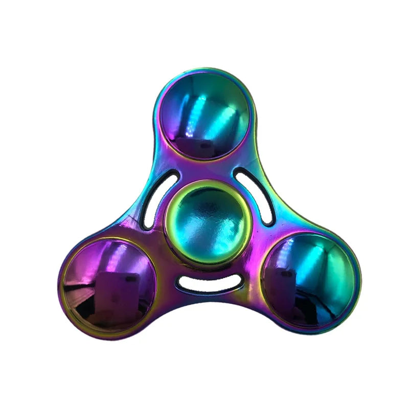 Rainbow Metal UFO Spinner – Handheld Stress Relief Toy