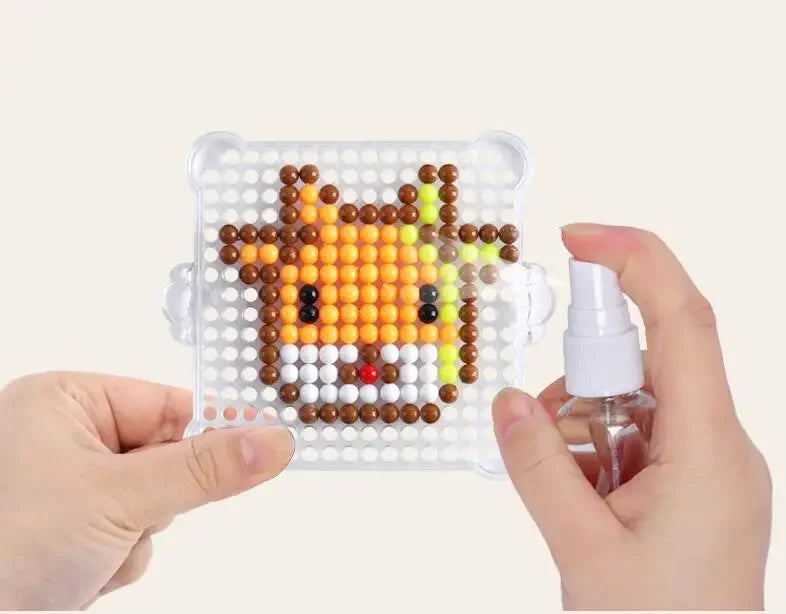 Water Spray Crystal Bead Puzzle – 3D Handmade Magic Toy for Kids