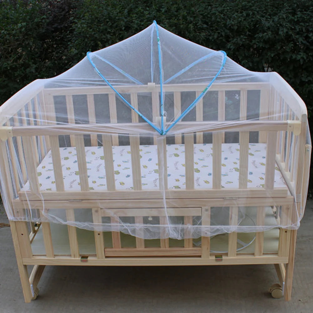 Universal Baby Cradle Mosquito Net – Yurt-Style Crib Netting & Bedding