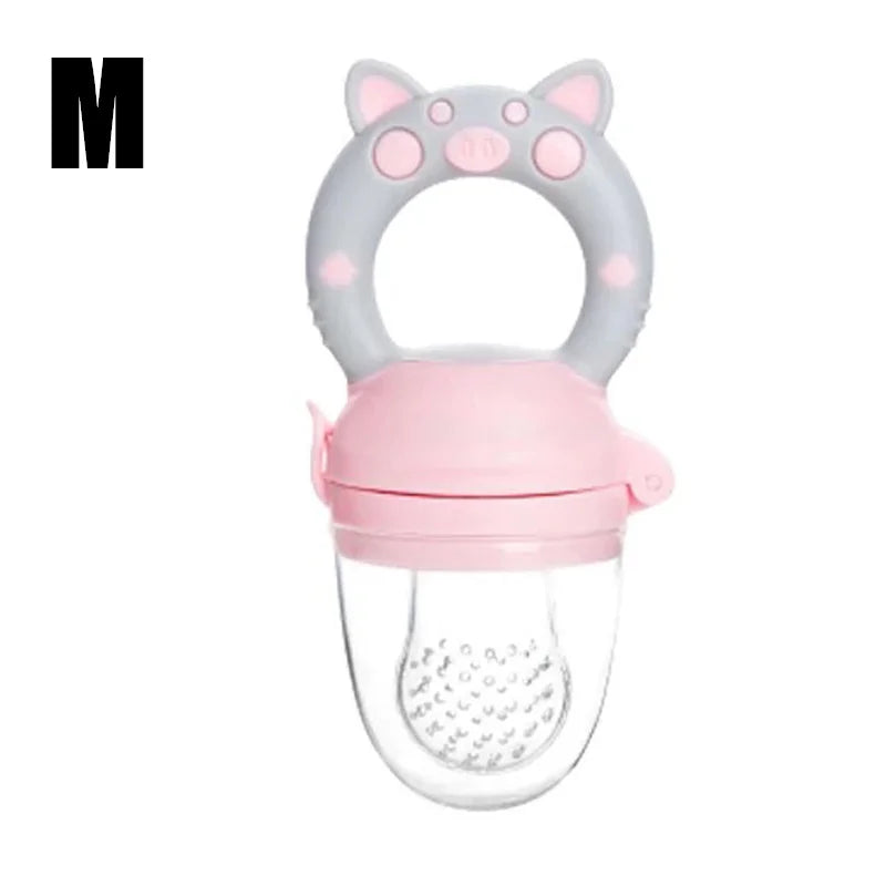 Baby Food Feeder – Silicone Spoon & Juice Extractor for Fruits & Vegetables