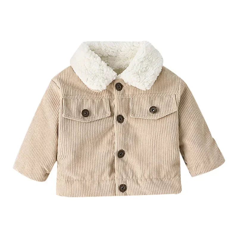 Winter Jacket for Baby Boys – Warm Cotton Coat for 0-3Y Toddler