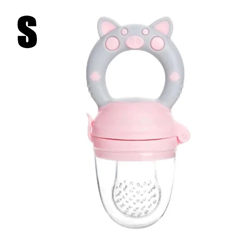 Baby Food Feeder – Silicone Spoon & Juice Extractor for Fruits & Vegetables