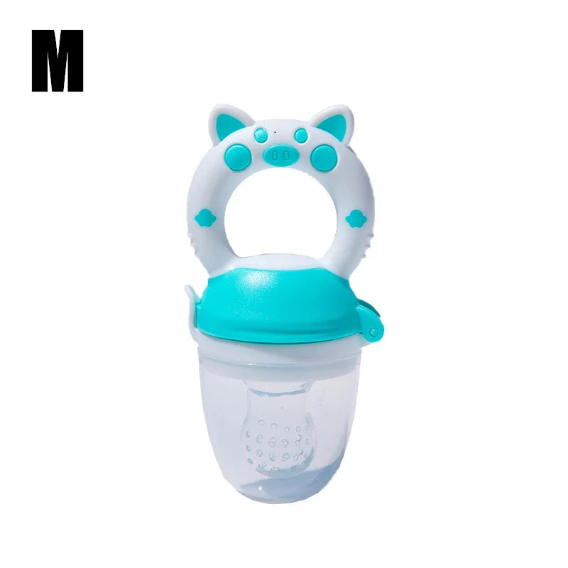 Baby Food Feeder – Silicone Spoon & Juice Extractor for Fruits & Vegetables