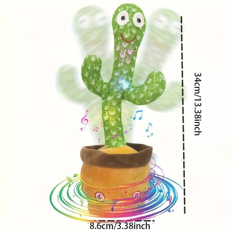 Talking Dancing Cactus – Light-Up Mimicking & Singing Toy for Kids