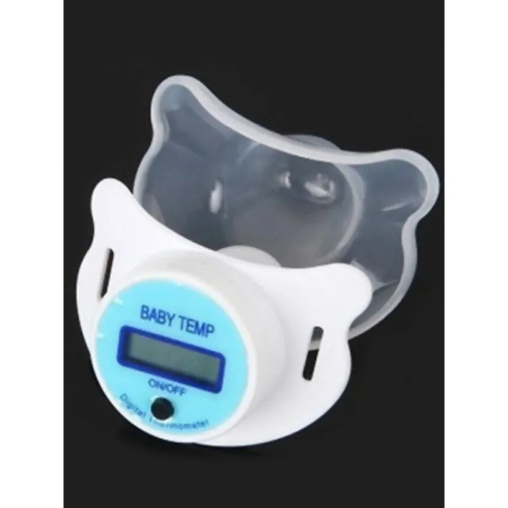 Digital Baby Pacifier Thermometer – LCD Display, Oral Temperature Monitor with Alarm