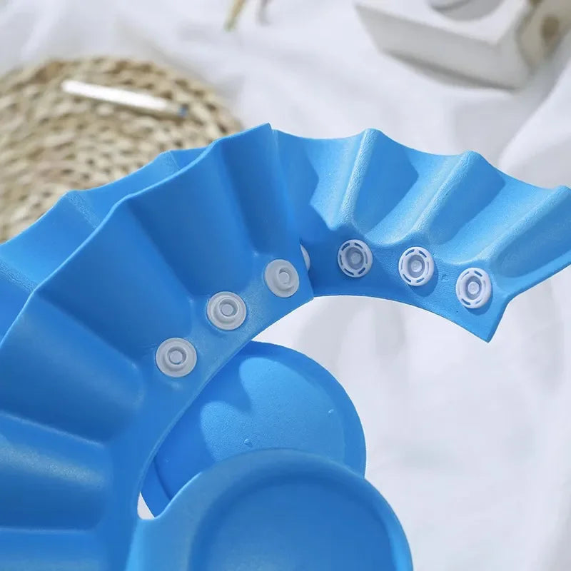 2Pcs Adjustable Waterproof Baby Shower Caps – Protect Eyes & Ears During Bath Time