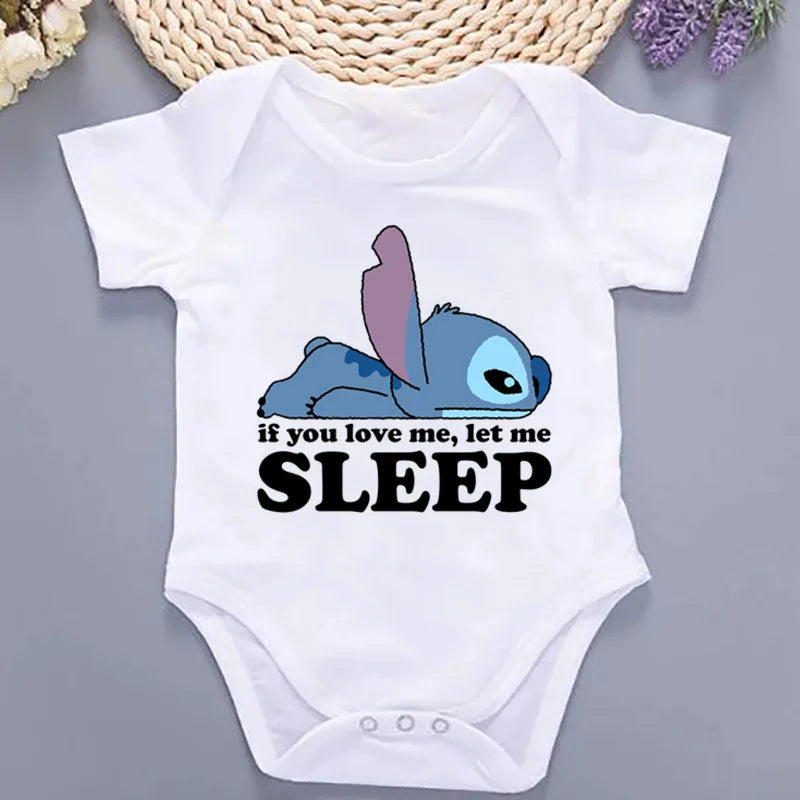 Kawaii Print Summer Baby Bodysuit – 100% Cotton One-Piece Jumpsuit