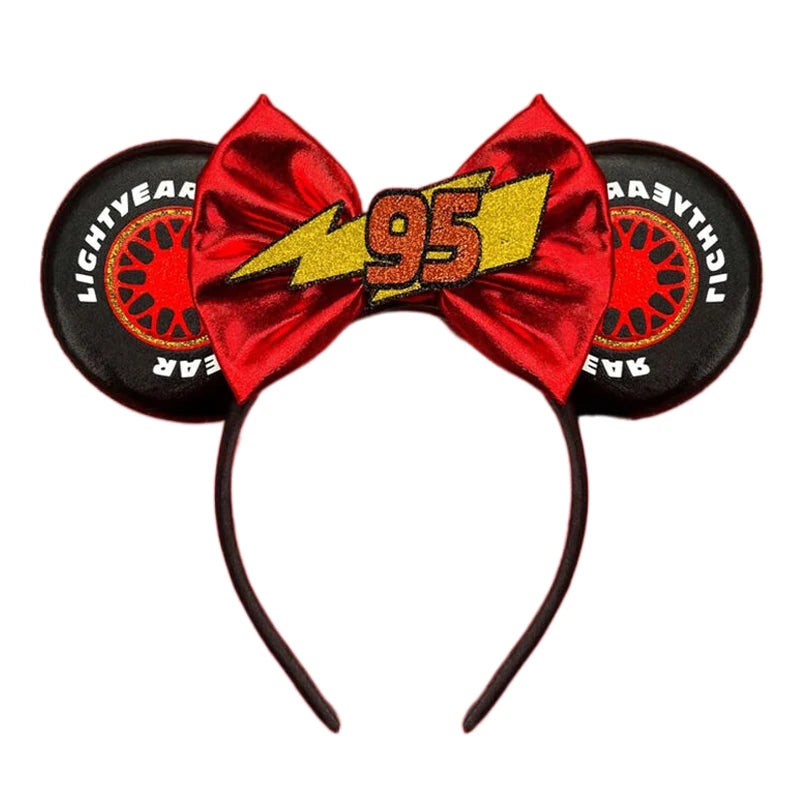 Sparkly Sequin Bow Ear Headband – Cute Cosplay & Party Hair Accessory