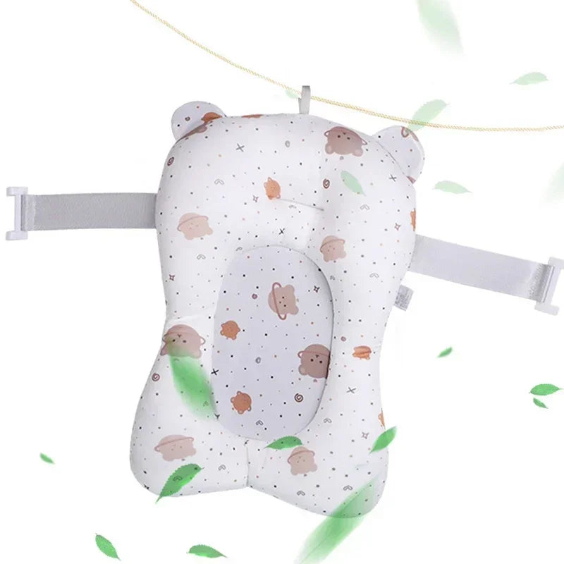 Non-Slip Baby Bath Cushion – Soft & Supportive Newborn Bathtub Mat