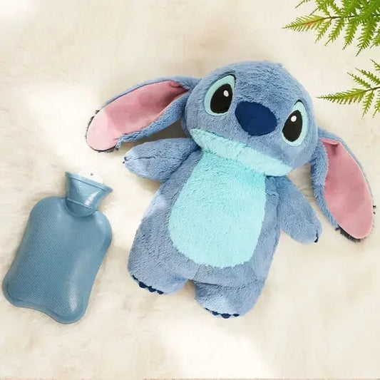 Stitch Plush Hot Water Bottle – Cozy Hand Warmer & Gift for Women