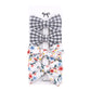 4Pcs Baby Bow Hair Clips - Leopard Dot Print, Lace Cotton Linen Barrettes