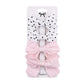 4Pcs Baby Bow Hair Clips - Leopard Dot Print, Lace Cotton Linen Barrettes