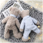 12" Teddy Bear Plush – Soft Stuffed Toy for Baby's First Gift