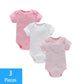3PCS Baby Bodysuit Set – Soft Cotton Summer Rompers for Newborns
