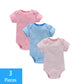 3PCS Baby Bodysuit Set – Soft Cotton Summer Rompers for Newborns