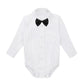 Baby Boy Formal Shirt – White Long Sleeve Jumpsuit for Weddings & Parties (Newborn)
