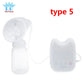 Electric Breast Pump Single/Double with Milk Bottle USB Powered BPA-Free Baby Feeding