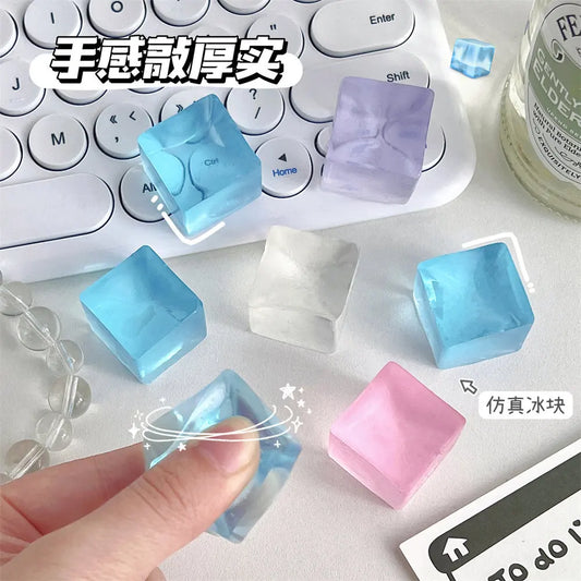 Kawaii Cat Paw Squishy – Soft Jelly Glitter Stress Relief Toy for Kids & Adults