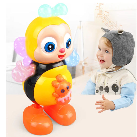Dancing Bee Toy – Musical Light-Up Interactive Learning Toy for Kids