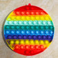 20CM Large Pop It Fidget Toy – Square & Round Sensory Stress Relief Toy