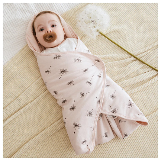 Newborn Swaddle Wrap – Cotton, Breathable, Head Protection