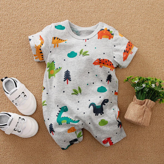 Designer Baby Onesie – 100% Cotton Long Sleeve with Black & White Cow Print