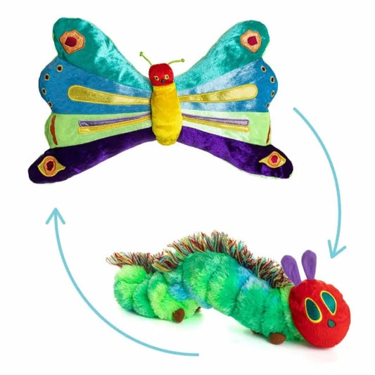 40CM Hungry Caterpillar Plush – Cute Stuffed Toy That Changes into a Butterfly