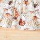 PatPat Baby Girl Dress – Forest Animal Print Long-Sleeve Outfit