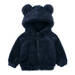 Winter Baby Hoodie – 1-3Y Zipper Jacket with Cute Ear Design