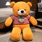 Bow Bear Plush – Soft Stuffed Teddy in Sweater Gift