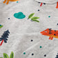 Designer Baby Onesie – 100% Cotton Long Sleeve with Black & White Cow Print