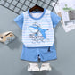 Kids' Summer Outfit – 100% Cotton T-Shirt & Shorts 2PCS Set