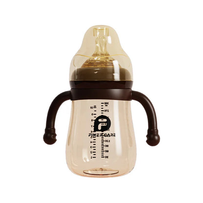 210/300ML Wide-Mouth Baby Bottle – BPA-Free with Handle for Newborns