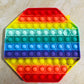 20CM Large Pop It Fidget Toy – Square & Round Sensory Stress Relief Toy
