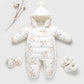 Baby Winter Duck Down Romper – Fleece Cartoon Jumpsuit