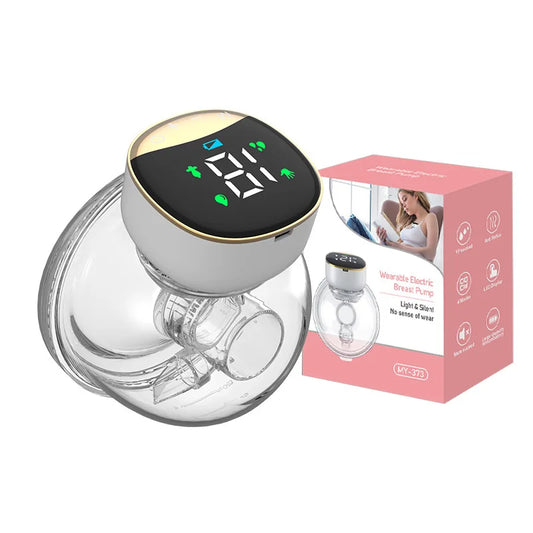 Portable Electric Breast Pump - Silent, Hands-Free, BPA-Free, Automatic Milk Extractor