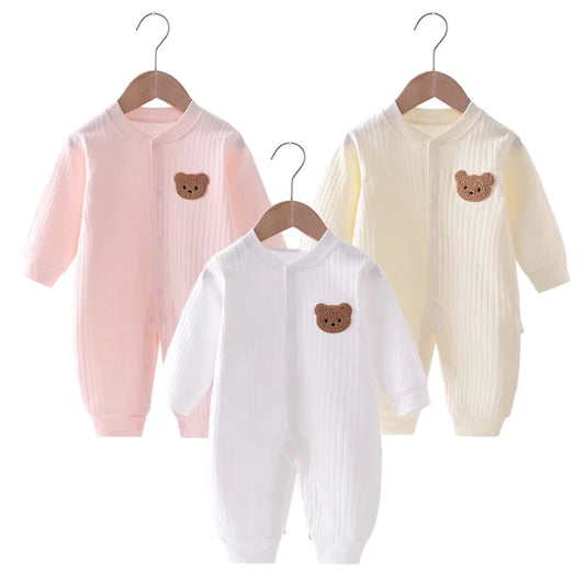 Bear Newborn Romper – Cotton One-Piece Jumpsuit for Babies & Toddlers