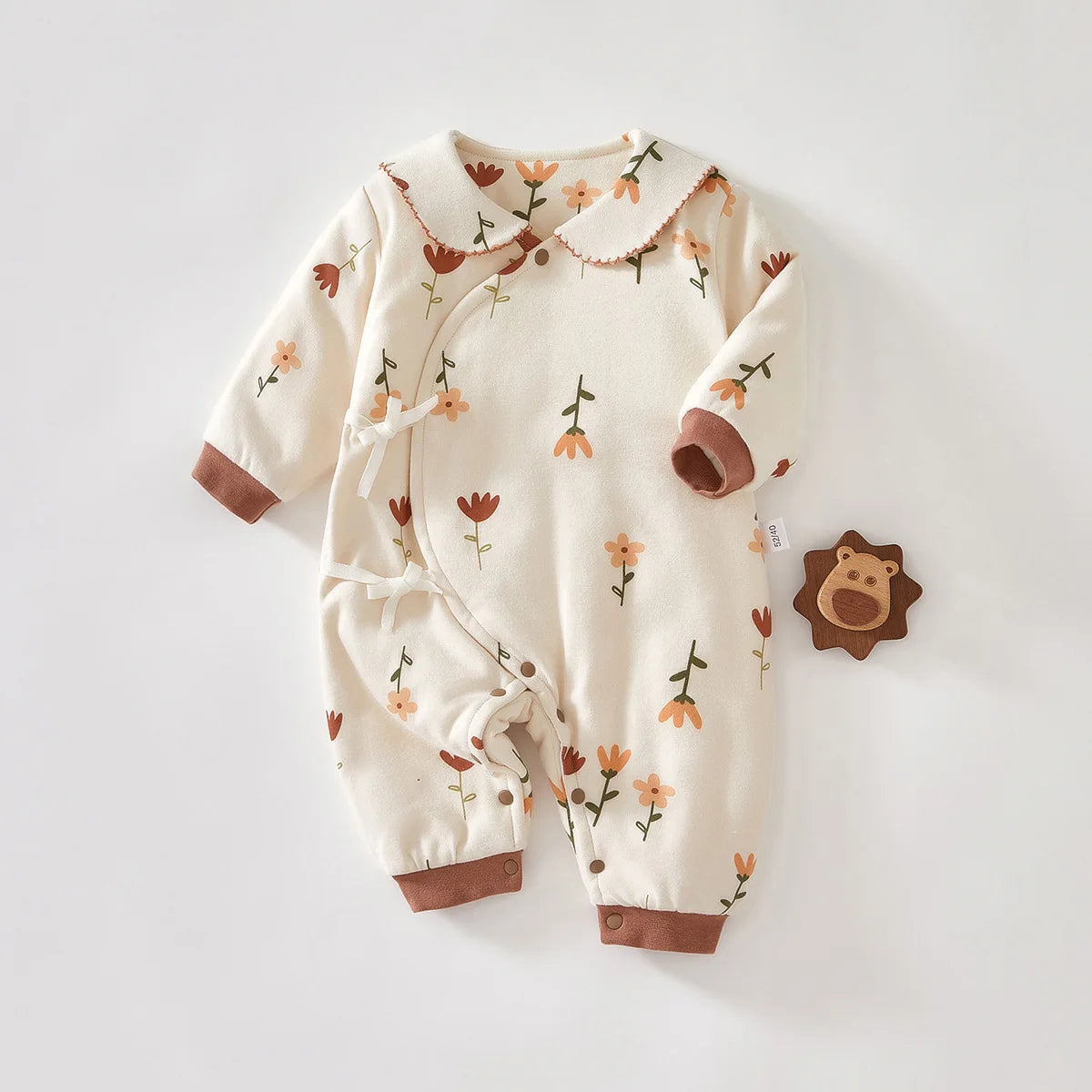 Newborn Butterfly Outfit – Thickened Double-Layer Cotton Monk Clothes