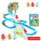 Electric Duck Race Track – LED Musical Climbing & Sliding Toy for Kids