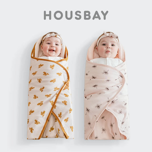 Newborn Swaddle Wrap – Cotton, Breathable, Head Protection