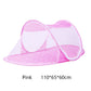Portable Baby Bed with Folding Mosquito Net & Pillow – Newborn Cradle Mesh Tent