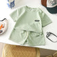 2PCS Kids Summer Outfit – Cotton T-Shirt & Shorts Set for Boys & Girls