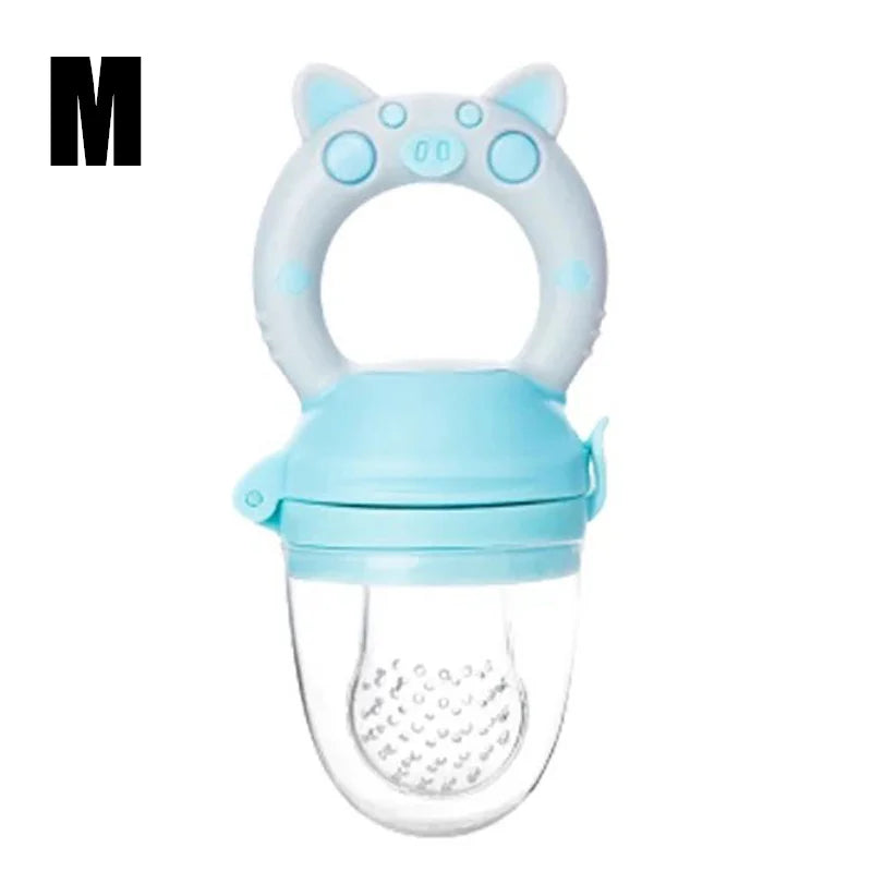 Baby Food Feeder – Silicone Spoon & Juice Extractor for Fruits & Vegetables