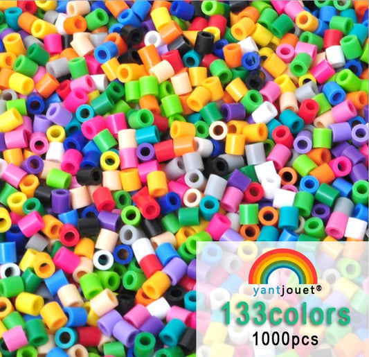 5mm Iron Beads Set – 1000PCS, 133 Colors DIY Pixel Art & Puzzle Toy for Kids