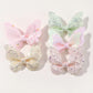 2-5Pcs Girls' Sequin Double Butterfly Hair Clips – Cute Bow Hairpins & Toddler Hair Accessories
