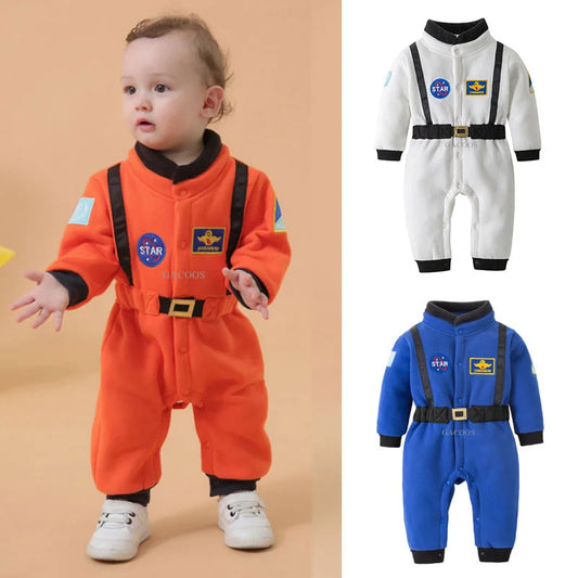 Baby Astronaut Costume – Space Suit Romper for Halloween & Parties (1-3Y)
