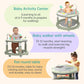Baby Walker – 5 Adjustable Heights, 360° Swivel Seat & Detachable Toys