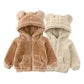 Winter Baby Hoodie – 1-3Y Zipper Jacket with Cute Ear Design
