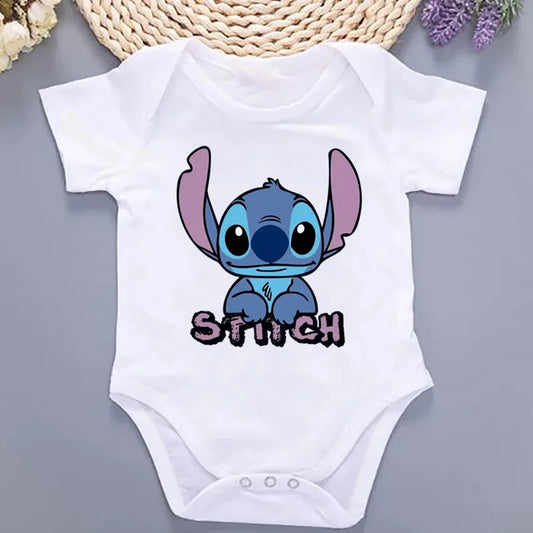 Kawaii Print Summer Baby Bodysuit – 100% Cotton One-Piece Jumpsuit
